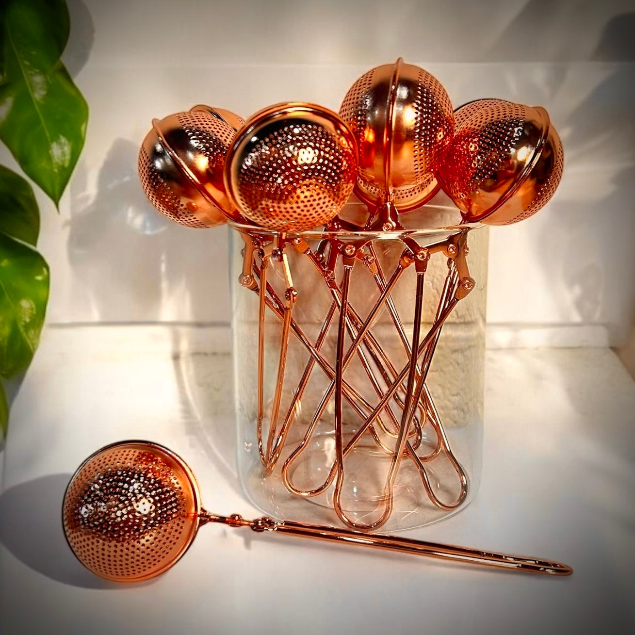 Tea Ball- Rose Gold