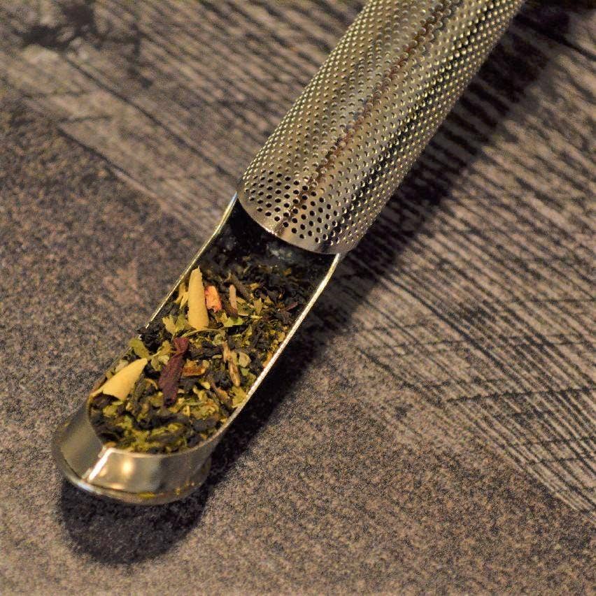 Silver Sliding Tea Infuser